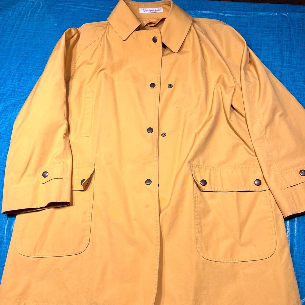 Vintage Yellow Coat size 12